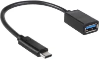 Photo de Adaptateur Maclean USB Type-C Vers USB 3.0 AF (Noir)