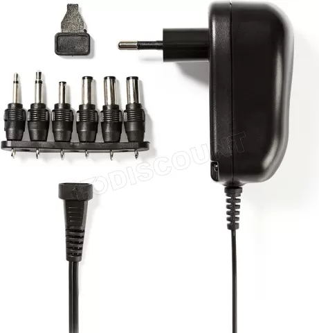 Photo de Adaptateur Secteur Universel Nedis 3-12V 2A (Noir)