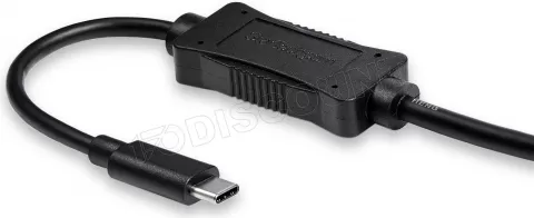 Photo de Adaptateur Startech Flexstor USB Type C vers eSATA 1m (Noir)