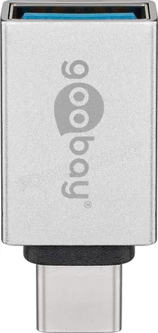 Photo de Adaptateur USB 3.0 Type C Goobay vers USB Type A (Blanc)