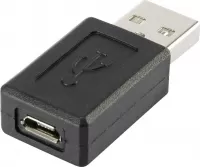 Photo de Adaptateur USB 3.0 Type C Goobay vers USB Type A (Noir)