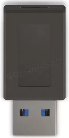 Photo de Adaptateur USB 3.0 Type C Goobay vers USB Type A (Noir)