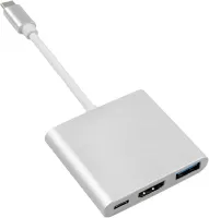Photo de Adaptateur USB 3.0 Type C Maclean MCTV-840 vers HDMI, Hub 2 ports
