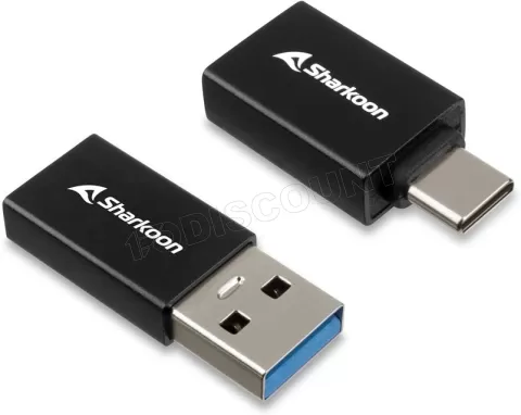 Photo de Adaptateurs USB 3.0 Sharkoon OfficePal (Noir)
