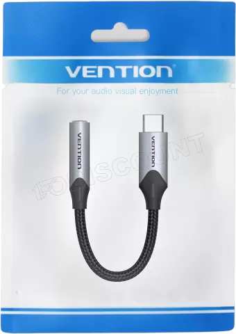 Photo de Adapteur Vention  USB-C vers Jack 3.5mm 0.1m (Noir)