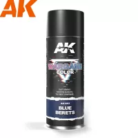 Photo de Ak Interactive Bombe sous-couche - Aérosol Blue Berets (400mL)