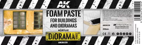 Photo de Ak Interactive Dioramas - Foam Texturizer & Sealer For Building and Dioramas (Base Acrylique)