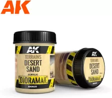 Photo de Ak Interactive Dioramas - Terrains Desert Sand (250 ml) (Base Acrylique)