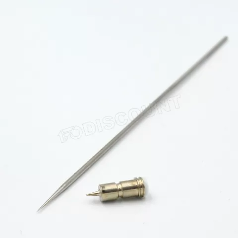 Photo de Ak Interactive - Kit Aiguille + Buse 0.2 pour Aerographe Ak Top Line