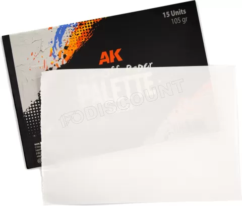 Photo de Ak Interactive - Palette Papier Detachable (15 Feuilles)