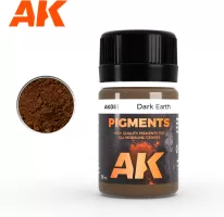 Photo de Ak Interactive Pigments - Dark Earth (35 ml)