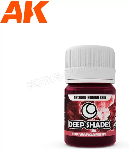 Photo de Ak Interactive Pot de Deep Shade - Human Skin (30 ml)