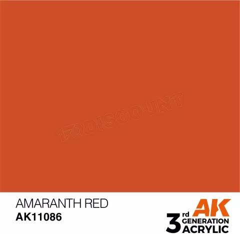 Photo de Ak Interactive  Pot de Peinture - Amaranth Red (17 ml)