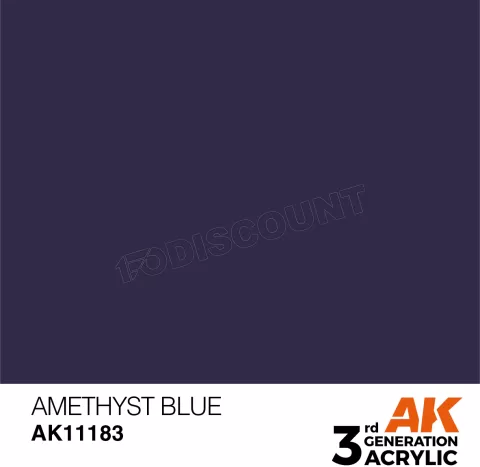 Photo de Ak Interactive Pot de Peinture - Amethyst Blue (17 ml)