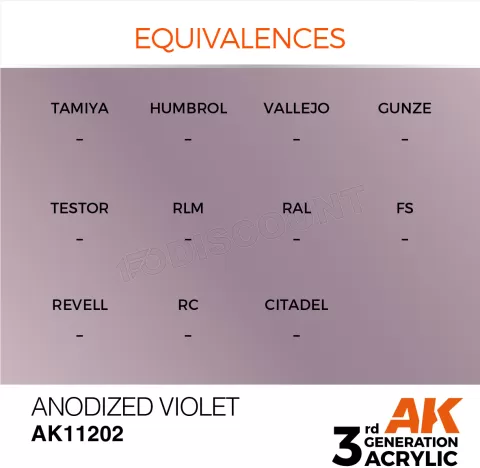 Photo de Ak Interactive  Pot de Peinture - Anodized Violet (17 ml)