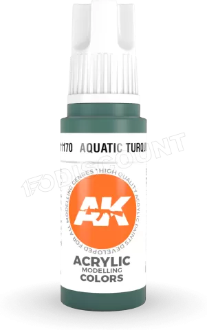 Photo de Ak Interactive Pot de Peinture - Aquatic Turquoise (17 ml)