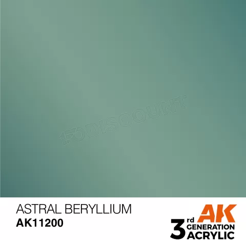 Photo de Ak Interactive Pot de Peinture - Astral Beryllium (17 ml)
