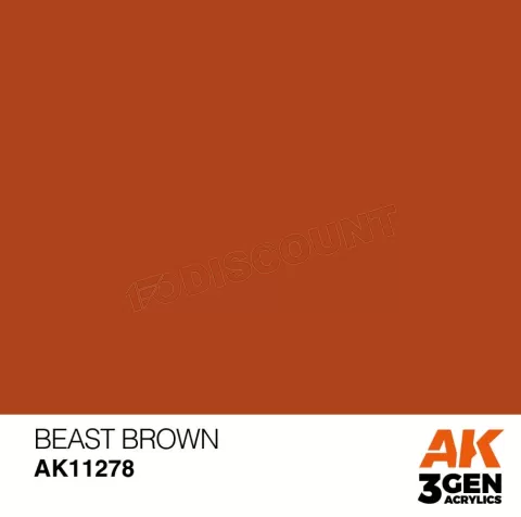 Photo de Ak Interactive Pot de Peinture - Beast Brown (17 ml)