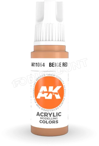 Photo de Ak Interactive Pot de Peinture - Beige Red (17 ml)