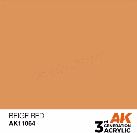 Photo de Ak Interactive  Pot de Peinture - Beige Red (17 ml)