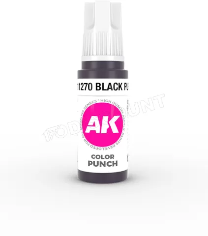 Photo de Ak Interactive  Pot de Peinture - Black Purple (17 ml)