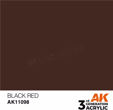 Photo de Ak Interactive Pot de Peinture - Black Red (17 ml)