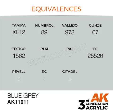 Photo de Ak Interactive Pot de Peinture - Blue-Grey (17 ml)