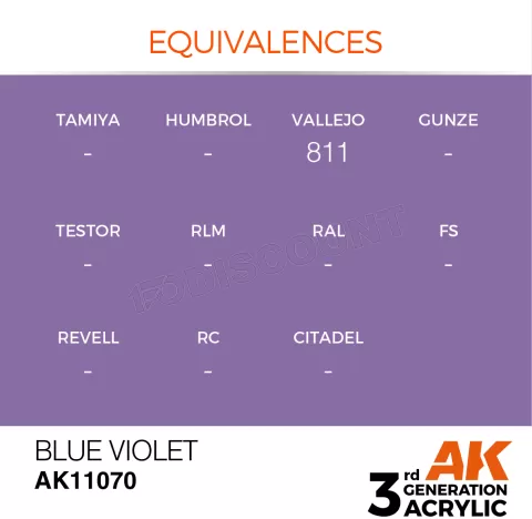 Photo de Ak Interactive Pot de Peinture - Blue Violet (17 ml)