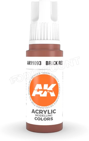 Photo de Ak Interactive Pot de Peinture - Brick Red (17 ml)