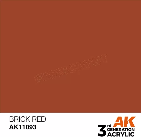 Photo de Ak Interactive Pot de Peinture - Brick Red (17 ml)