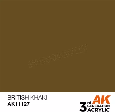 Photo de Ak Interactive Pot de Peinture - British Khaki (17 ml)