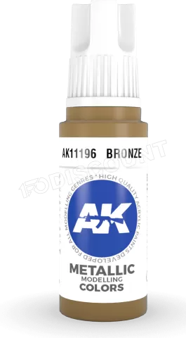 Photo de Ak Interactive Pot de Peinture - Bronze (17 ml)