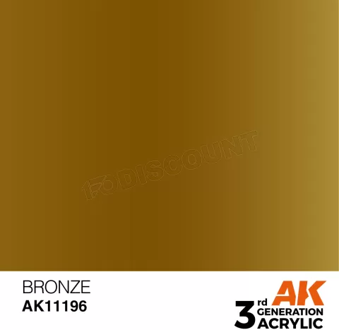 Photo de Ak Interactive Pot de Peinture - Bronze (17 ml)
