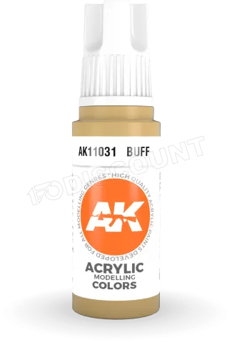 Photo de Ak Interactive Pot de Peinture - Buff (17 ml)
