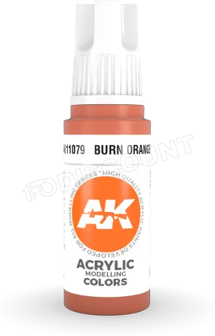 Photo de Ak Interactive Pot de Peinture - Burn Orange (17 ml)