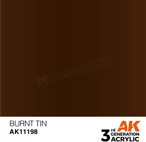 Photo de Ak Interactive  Pot de Peinture - Burnt Tin (17 ml)