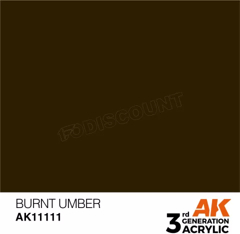 Photo de Ak Interactive Pot de Peinture - Burnt Umber (17 ml)