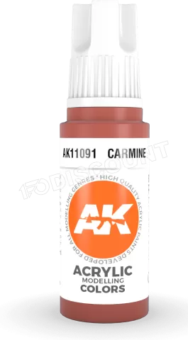 Photo de Ak Interactive Pot de Peinture - Carmine (17 ml)