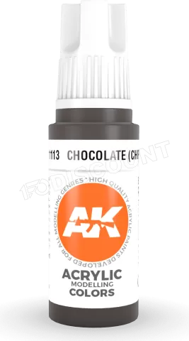 Photo de Ak Interactive Pot de Peinture - Chocolate (Chipping) (17 ml)