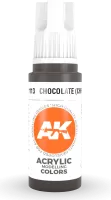 Photo de Ak Interactive  Pot de Peinture - Chocolate (Chipping) (17 ml)