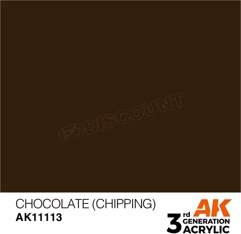 Photo de Ak Interactive Pot de Peinture - Chocolate (Chipping) (17 ml)