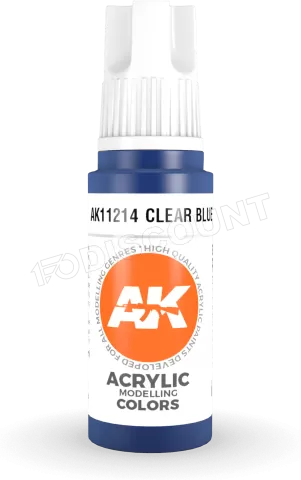 Photo de Ak Interactive Pot de Peinture - Clear Blue (17 ml)
