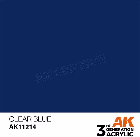 Photo de Ak Interactive  Pot de Peinture - Clear Blue (17 ml)