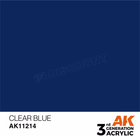 Photo de Ak Interactive Pot de Peinture - Clear Blue (17 ml)