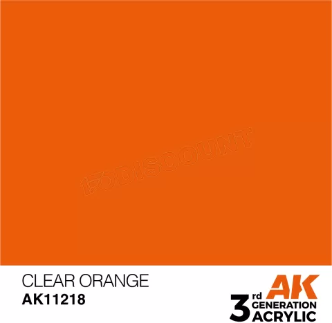 Photo de Ak Interactive Pot de Peinture - Clear Orange (17 ml)