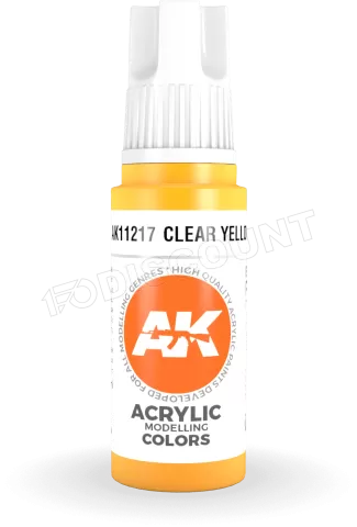 Photo de Ak Interactive Pot de Peinture - Clear Yellow (17 ml)