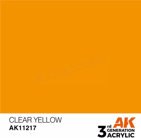 Photo de Ak Interactive  Pot de Peinture - Clear Yellow (17 ml)