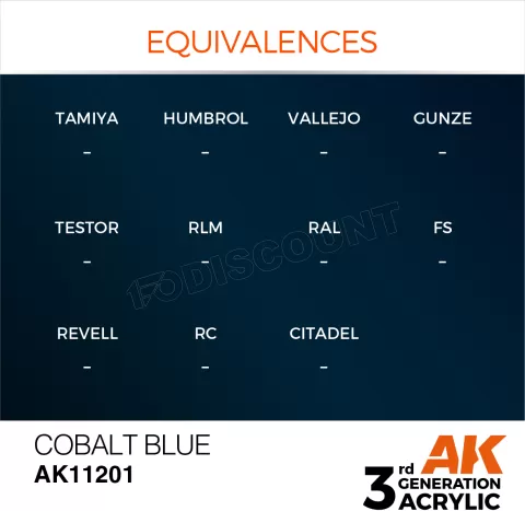 Photo de Ak Interactive Pot de Peinture - Cobalt Blue (17 ml)