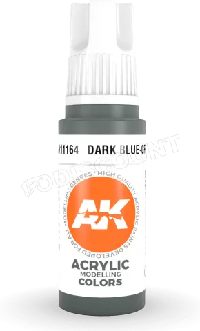 Photo de Ak Interactive Pot de Peinture - Dark Blue-Grey (17 ml)
