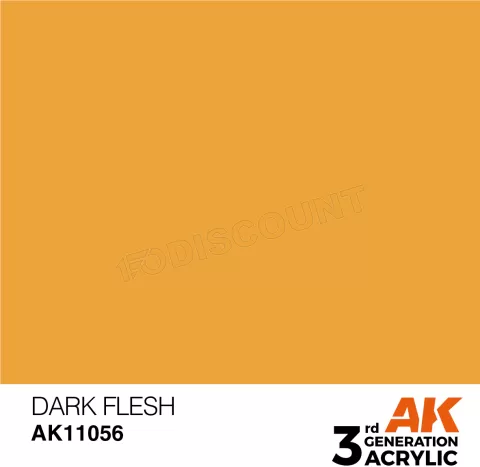 Photo de Ak Interactive  Pot de Peinture - Dark Flesh (17 ml)
